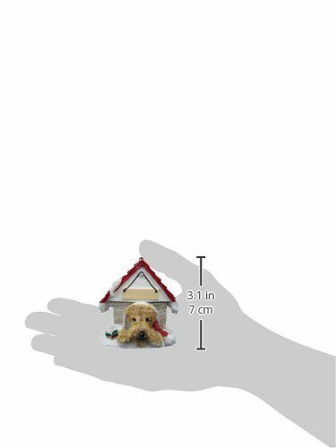 Airedale Terrier Doghouse Ornament Hand Painted Easily Personalized