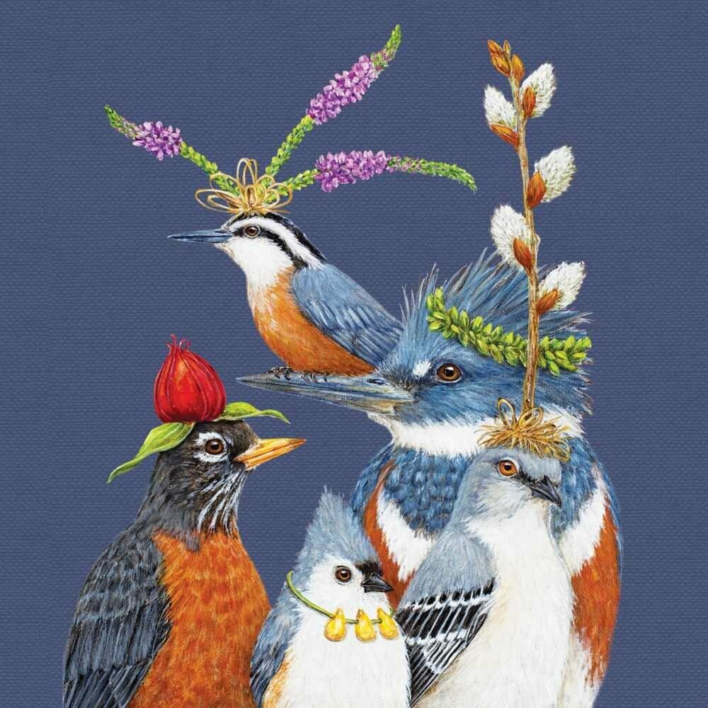 Paperproducts Design Party Friends Beverage/Cocktail Paper Napkins, 5"x5"