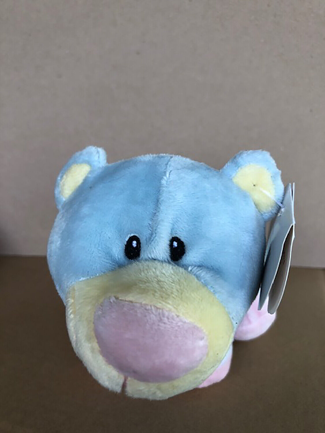 Wishpets 8" Blue Bear Baby Zoo Animals with Rattle