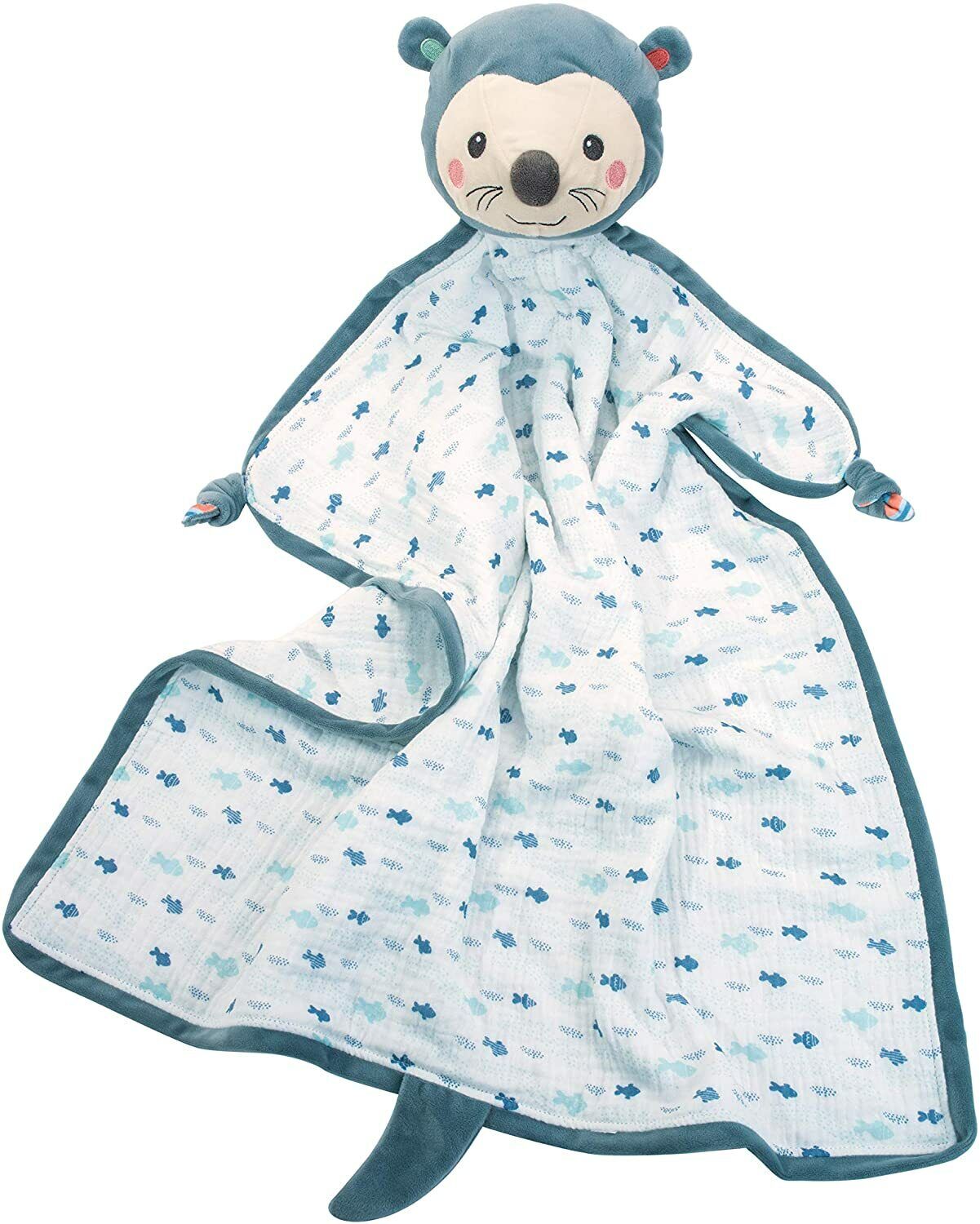 Douglas Baby Indy Otter Blanki Lovey Blanket, 24"