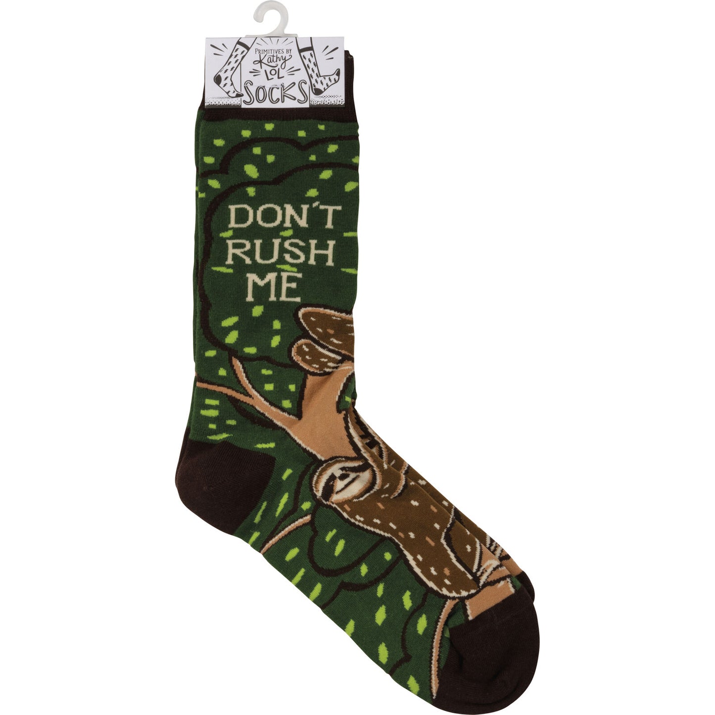 Primitives by Kathy Socks - Don't Rush Me Sloth