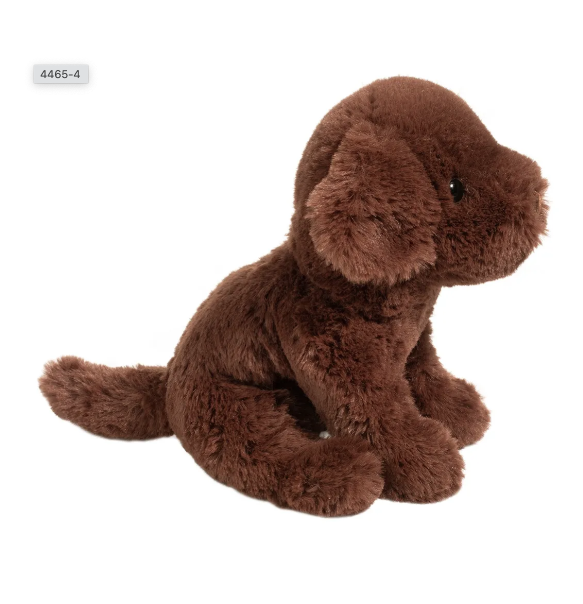 Douglas Mini Harlie Soft Chocolate Lab Plush Stuffed Animal, 6" sitting