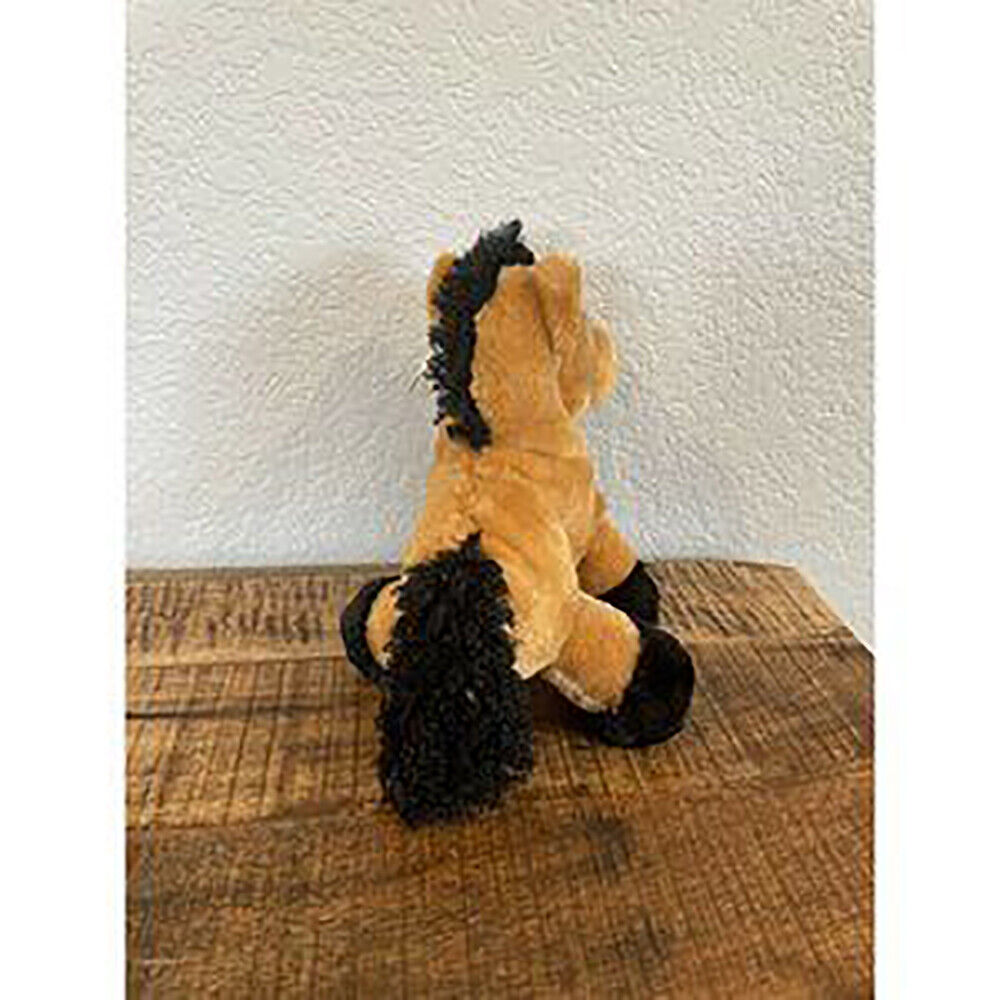 Wishpets Maxwell Chestnut Brown Pony Horse Plush Stuffed Animal Toy, 8" tall