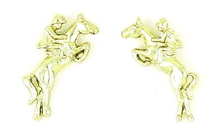 Finishing Touch Event Jumper Pierced Earrings - Gold Finish