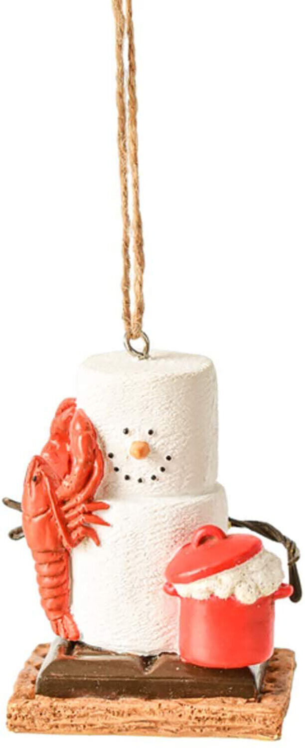 Midwest-CBK MX179697 S'Mores Lobster Hanging Ornament, 2.63 Inches Height