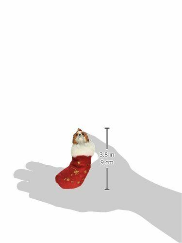 King Charles Christmas Stocking Ornament with "Santa's Little Pals" Hand Painted