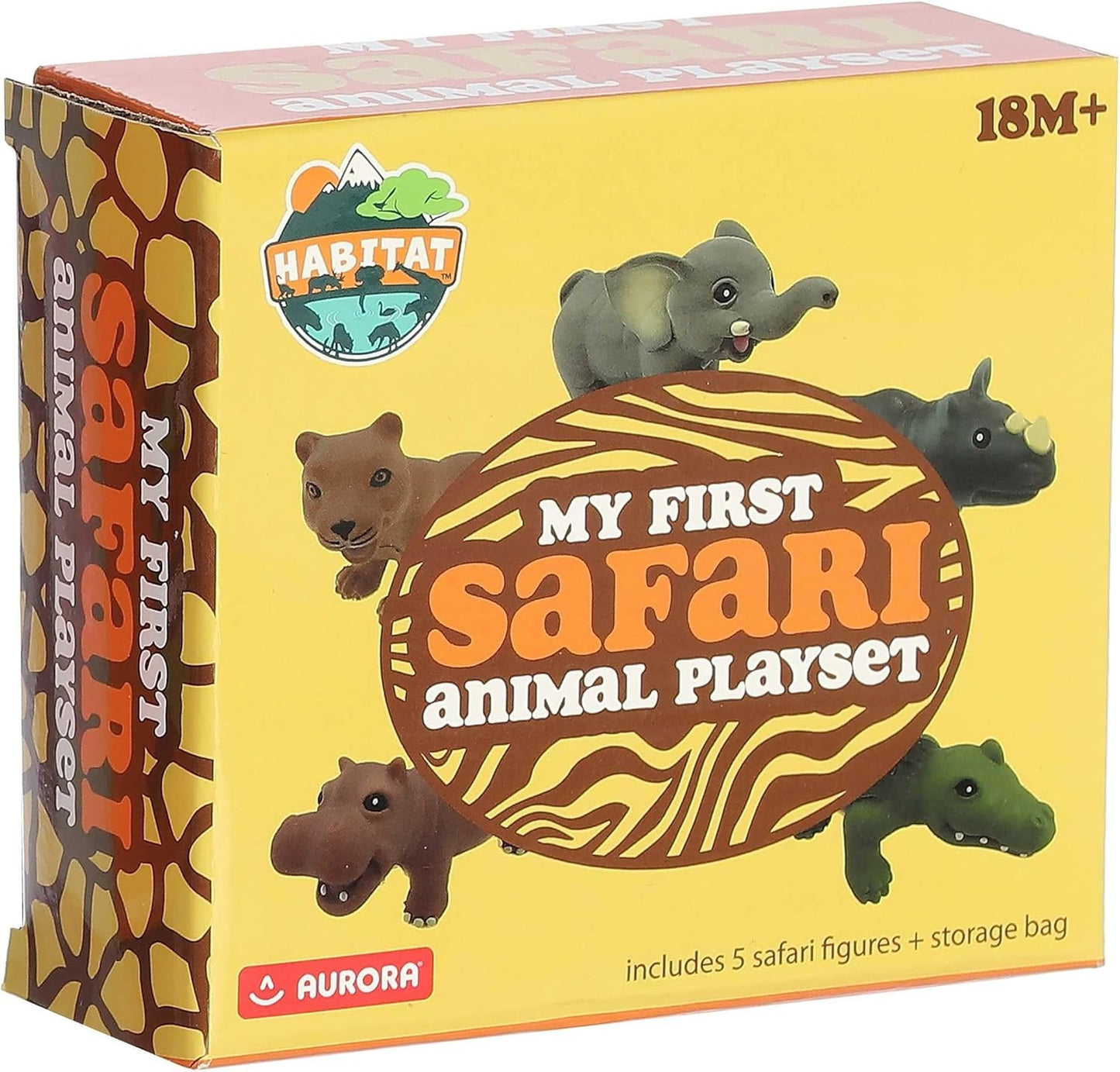 Aurora® Toys Timeless Habitat™ My First Safari Animal Playset Toy - Set of 5