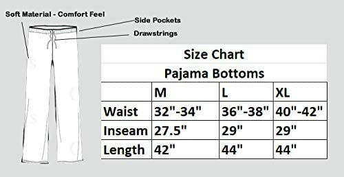Schnauzer Unisex Lightweight Cotton Blend Pajama Bottoms- X-Large