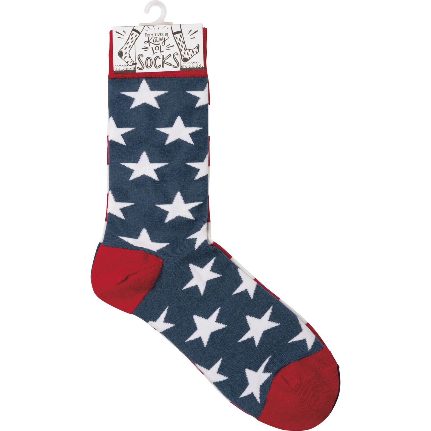 Primitives by Kathy Socks - Socks - Stars & Stripes, One Size Fits Most