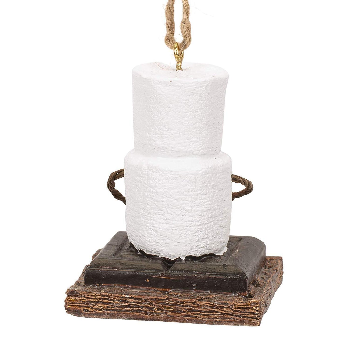 Toasted S'Mores Man Presenting an Engagement Ring Ornament