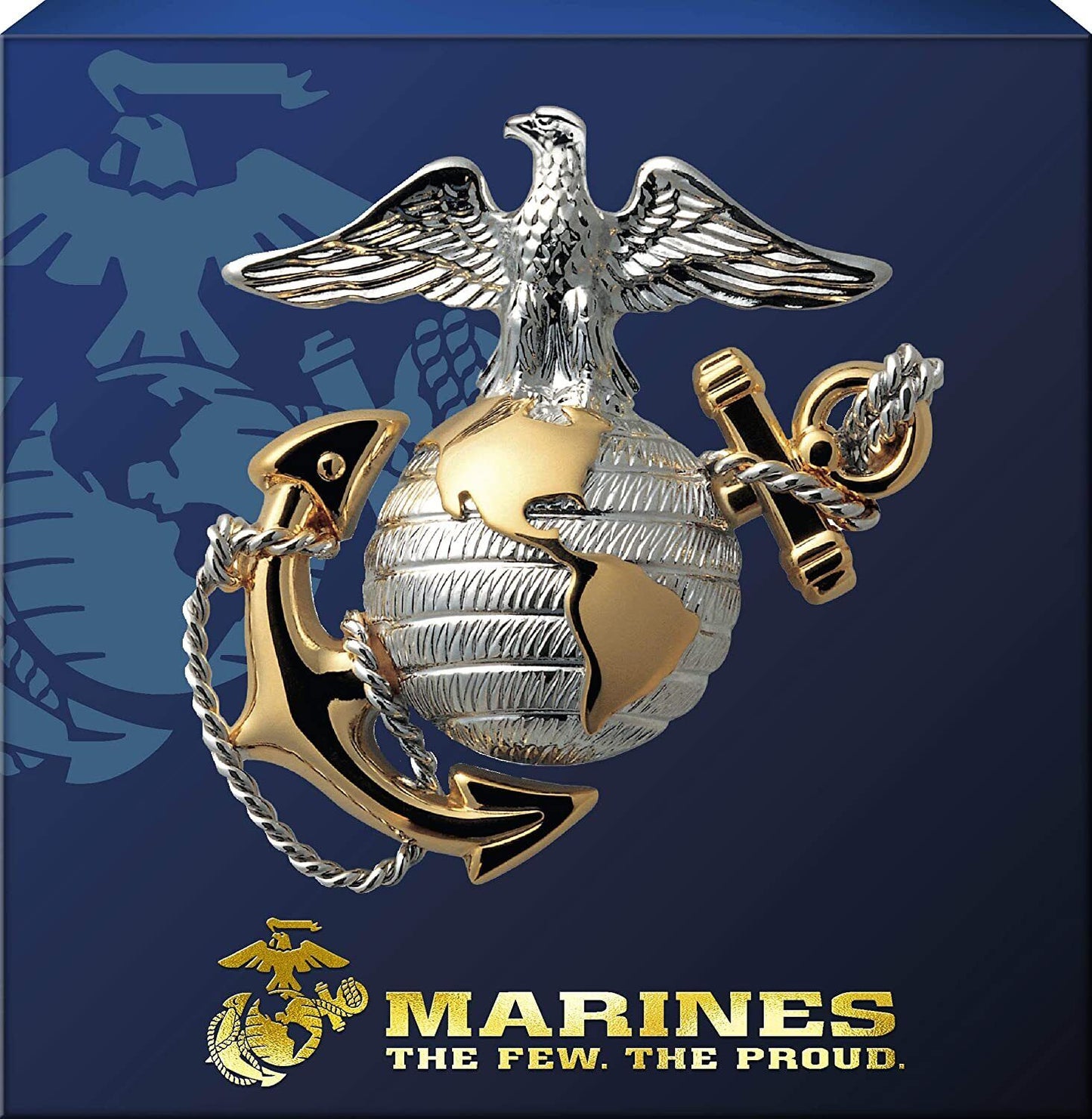 Spoontiques Marines Box Sign, 6" x 6"