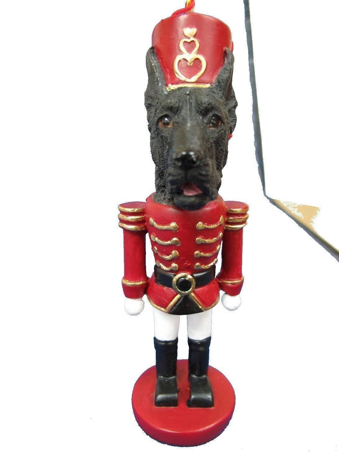 E&S Pets 35358-121a Black Great Dane Nutcracker Soldier Dogs Ornament