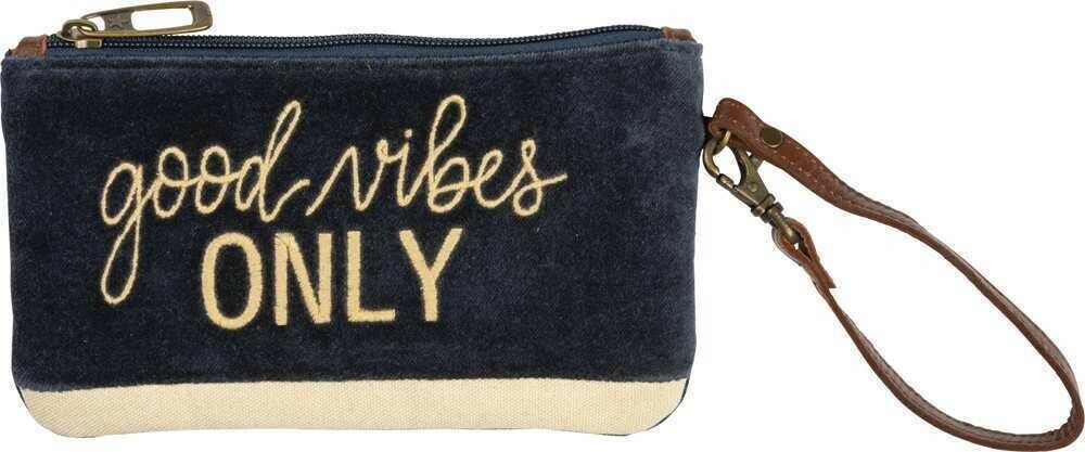 Primitives By Kathy Wristlet - Good Vibes Only