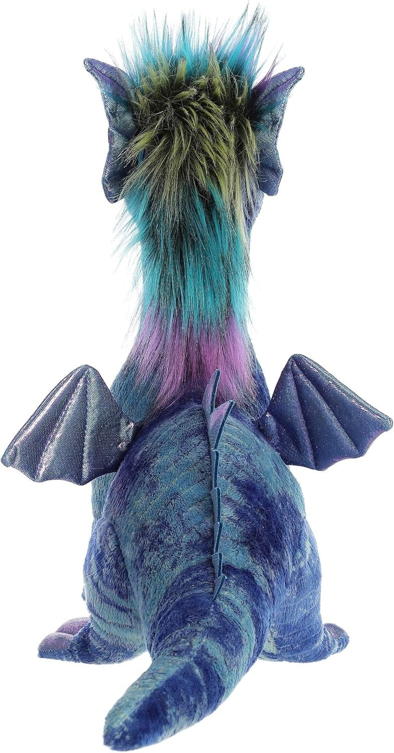 Aurora® Exquisite Luxe Boutique™ Zion Dragon™ Stuffed Animal, Blue, 17 in