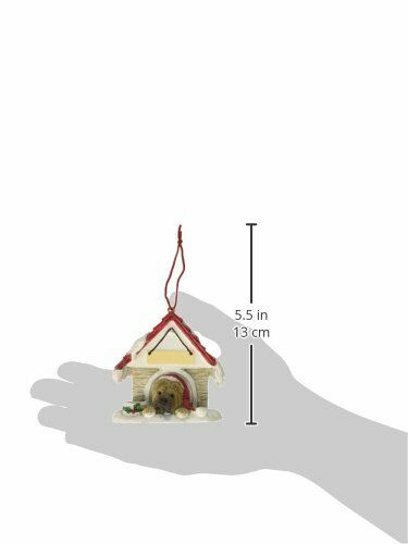 Sharpei Doghouse Ornament Hand Painted and Easily Personalized