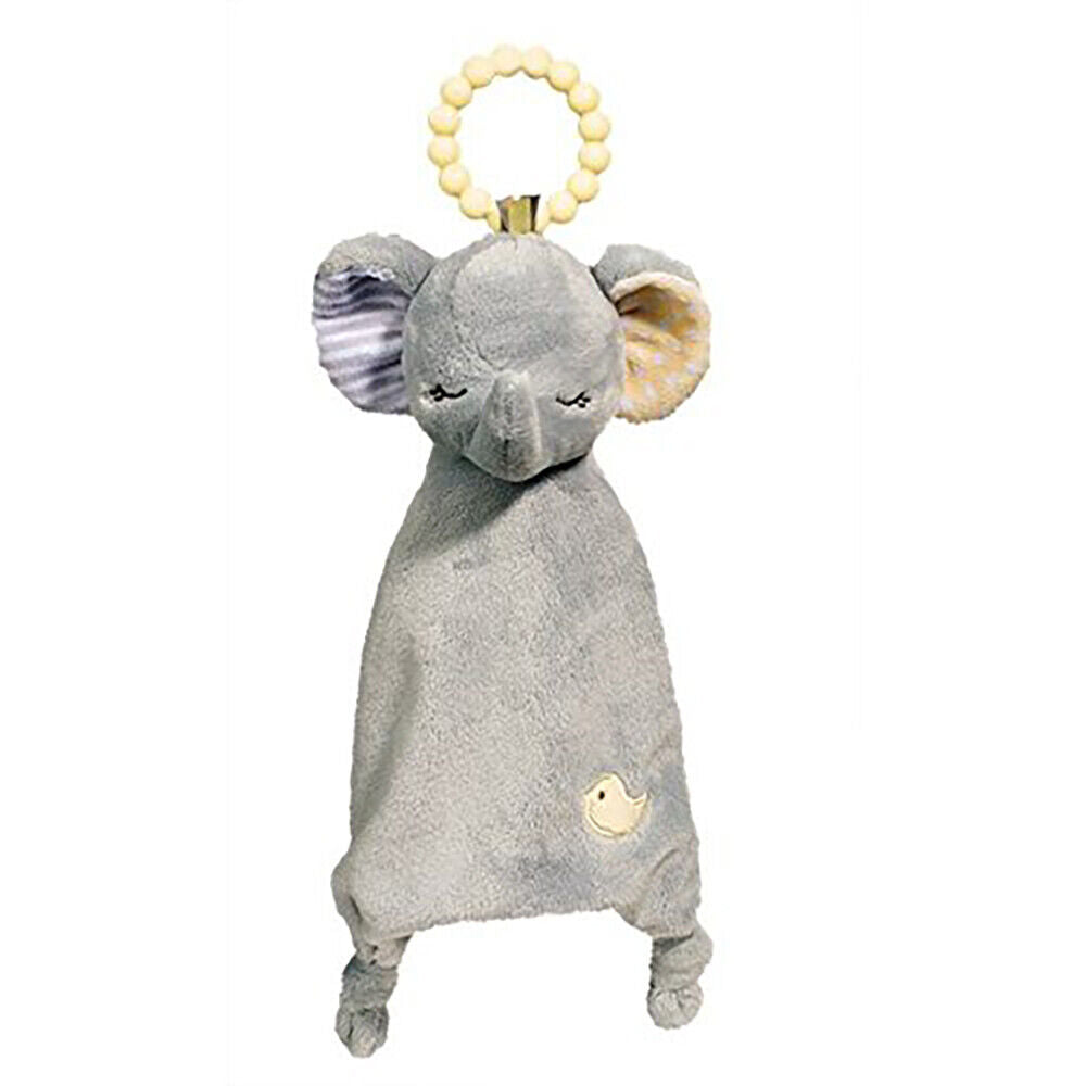 Douglas Toys Grey Elephant Lil Sshlumpie Plush Stuffed Animal Teether