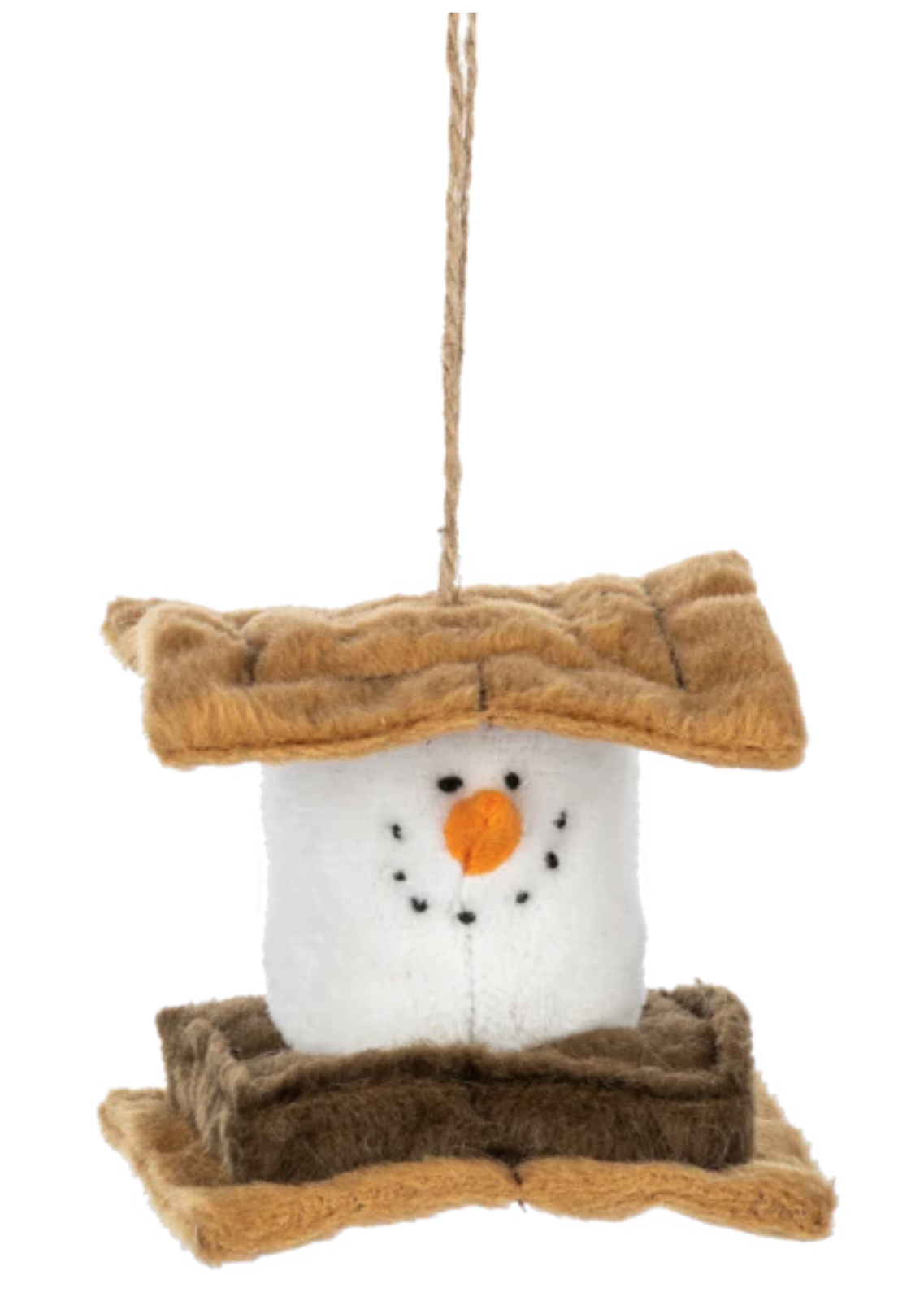 Ganz S'Mores (MX181807) Plush Soft Christmas/Everyday Ornament Decoration, 3"