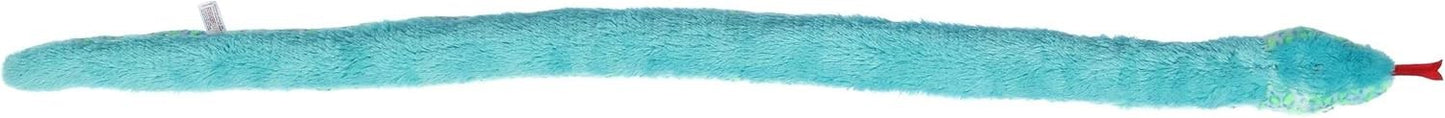 Aurora® Playful Snake Aqua Multicolor Snake Stuffed Animal, 53 in