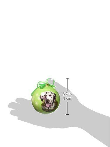 "Dalmatian Christmas Ornament" Shatter Proof Ball Easy To Personalize