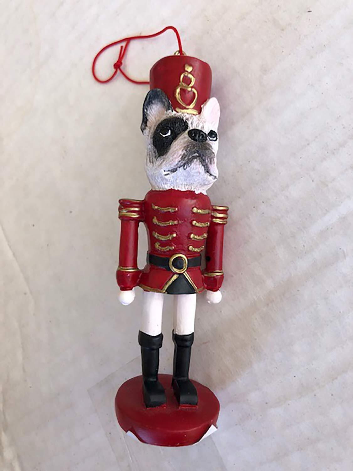 E&S Pets 35358-65 French Bulldog Nutcracker Soldier Dog Ornament