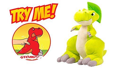 Thunder Stompers: Flash the Corythosaurus Plush Stuffed Dinosaur Sound 12 Inches
