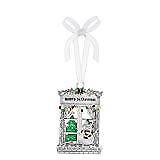 Ganz Babys 1st Christmas Zinc Epoxy Decorative Hanging Ornaments,Silver Multi