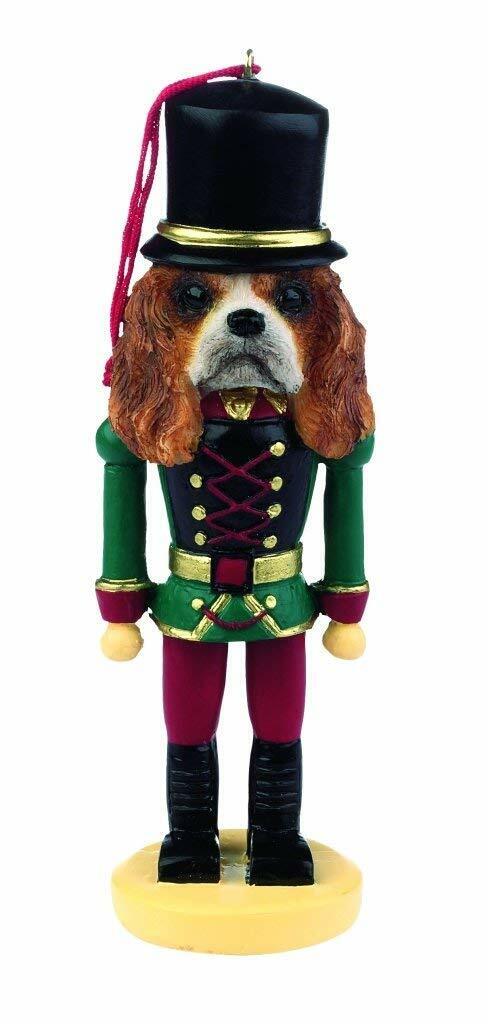 E&S Pets 35358-18 King Charles Cavalier Spaniel Nutcracker Soldier Dog Ornament