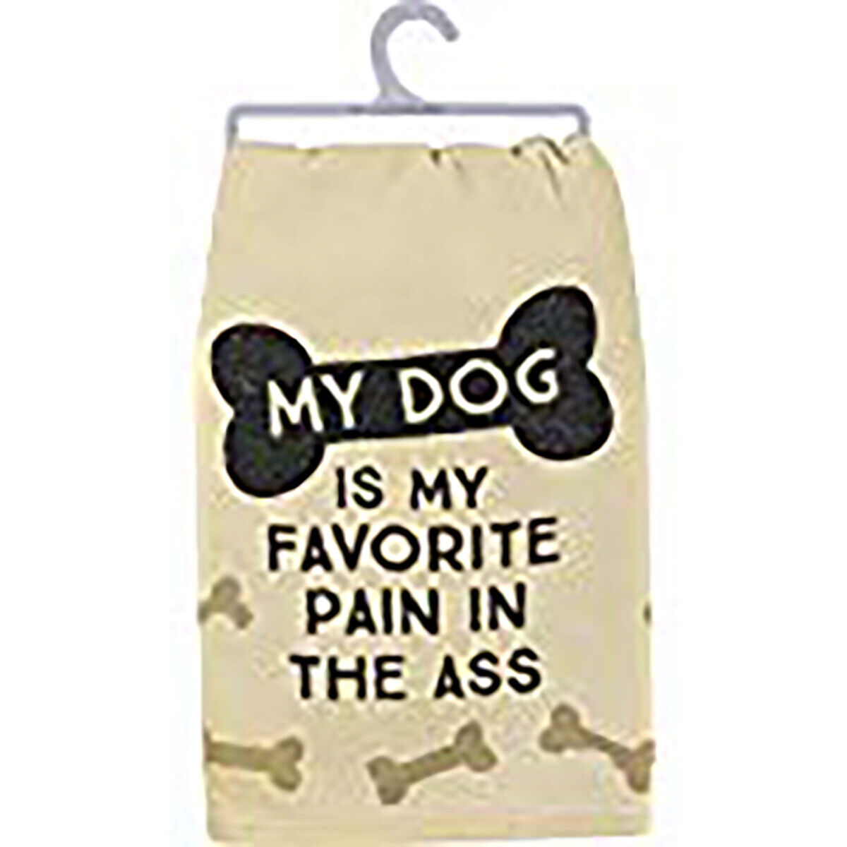 Primitives by Kathy Pet Love Cotton Dish Towel (My Dog is My Favorite Pain)