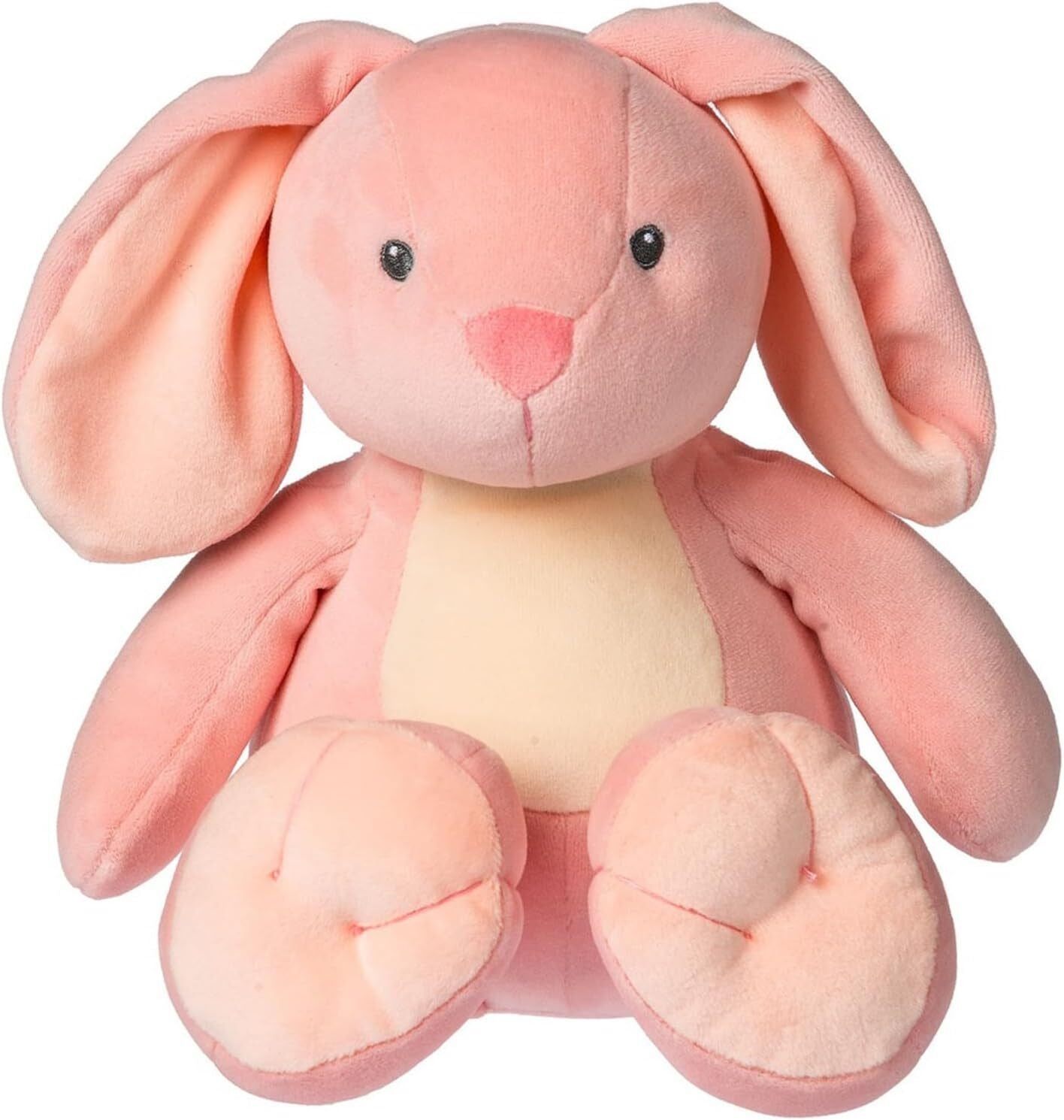 Mary Meyer Stuffed Animal Smootheez Pillow-Soft Toy, 12" Pink Hippity Hop Bunny