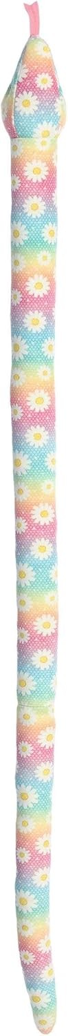 Aurora® Playful Snake Kusheez™ Daisy Rainbow Snake Stuffed Animal, 51 in