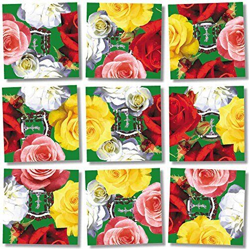 B Dazzle Roses Scramble Squares 9 Piece Puzzle