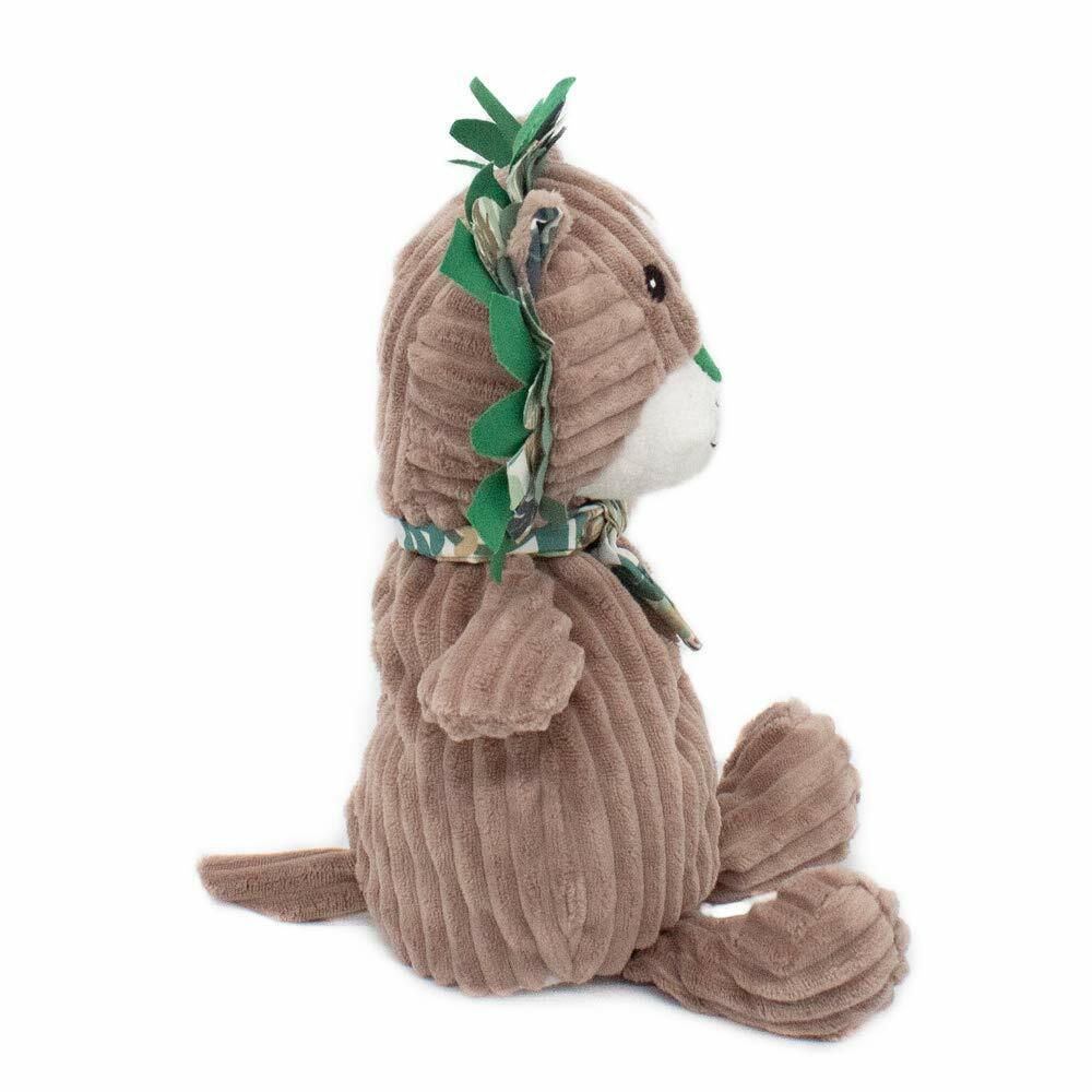 Les Deglingos Big Simply Plush Animal In Tube | Jelekros - Lion, 23cm