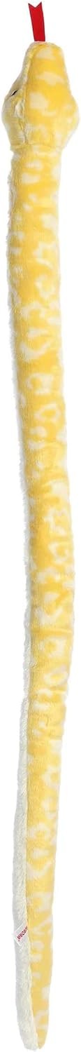 Aurora® Playful Snake Albino Burmese Python Snake Stuffed Animal, 50 in