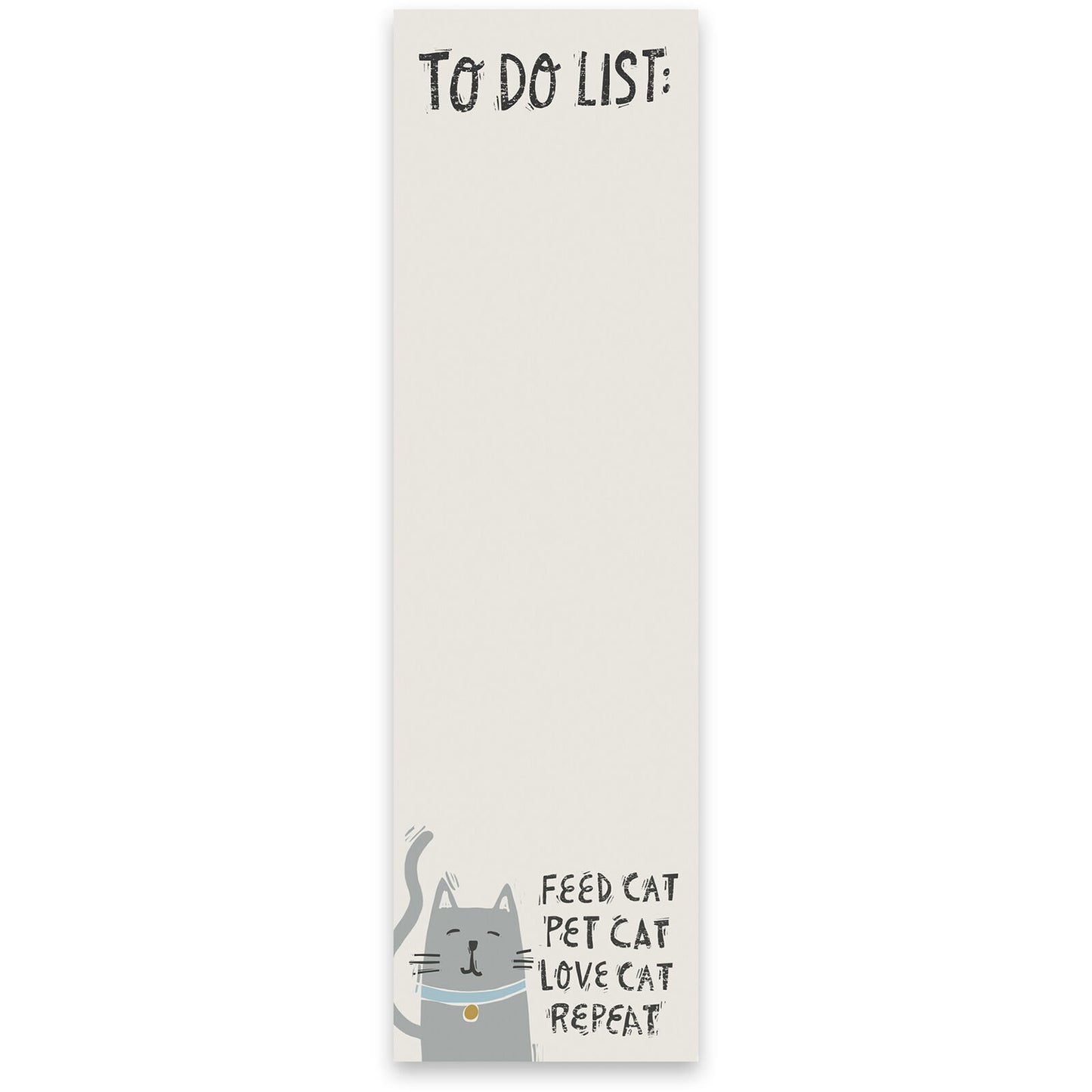 PBK Magnetic List Notepad, to Do List: Feed Cat Pet Cat Love Cat Repeat