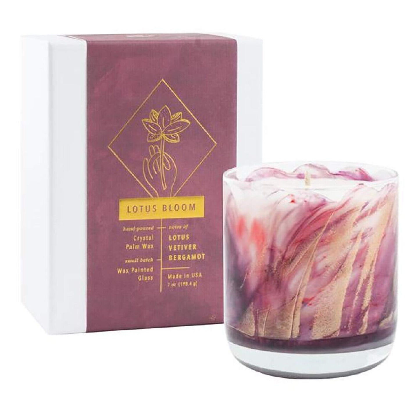 Northern Lights Wellness & Relaxation Aromatherapy Meditation Painted 8oz