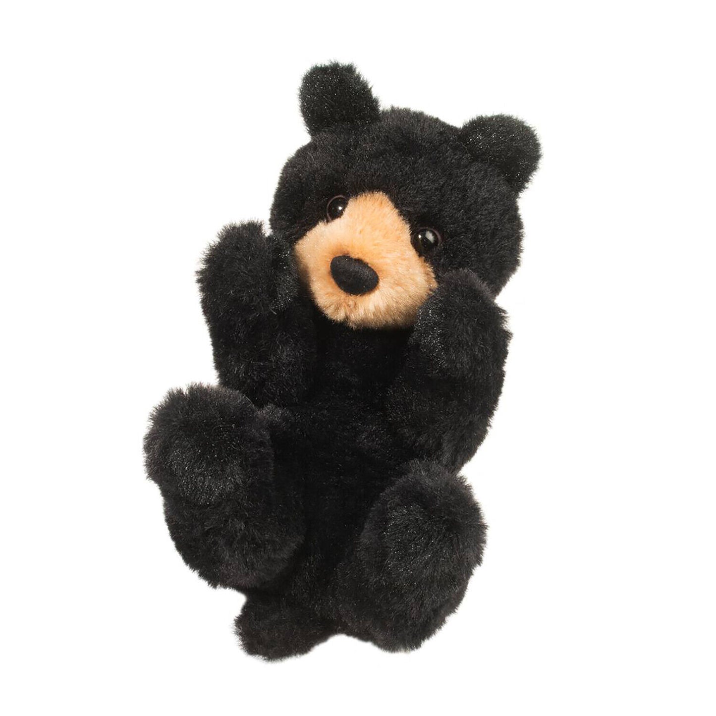 Douglas Toys Plush Black Bear Lil' Baby Handful Stuffed Animal, 6"