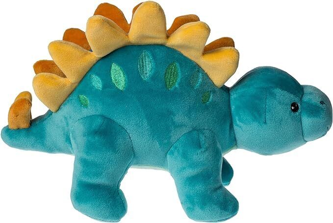 Mary Meyer Smootheez Stuffed Animal Soft Toy, 10-Inches, Blue Stegosaurus