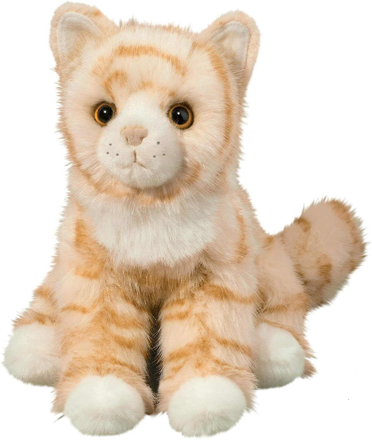 Douglas Adele Orange Stripe Tabby Cat Plush Stuffed Animal, 14"