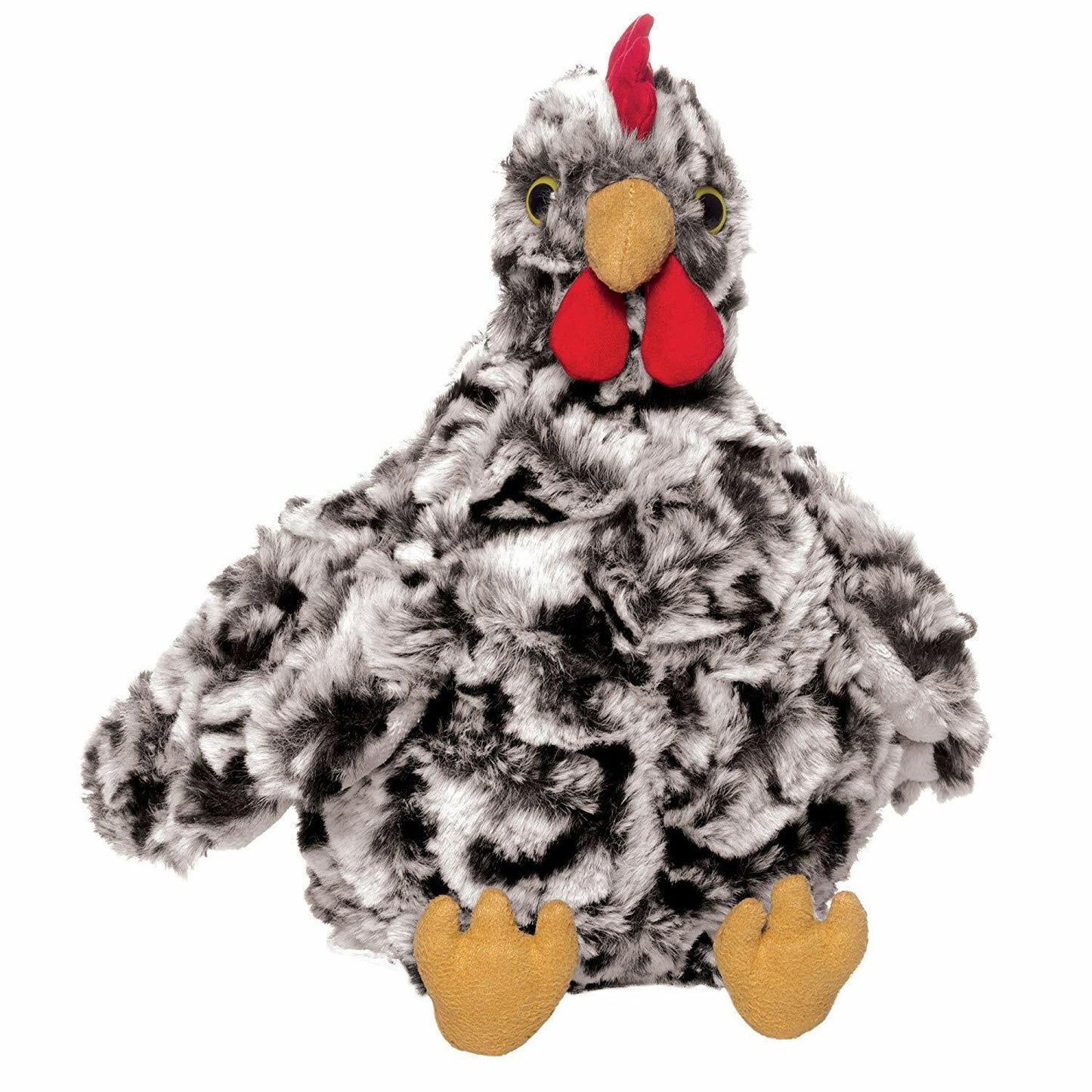 Manhattan Toy Henley Black and White Chicken Stuffed Animal, 9"