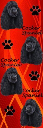 E&S Pets BM-78c Dog Bookmark Black Cocker Spaniel
