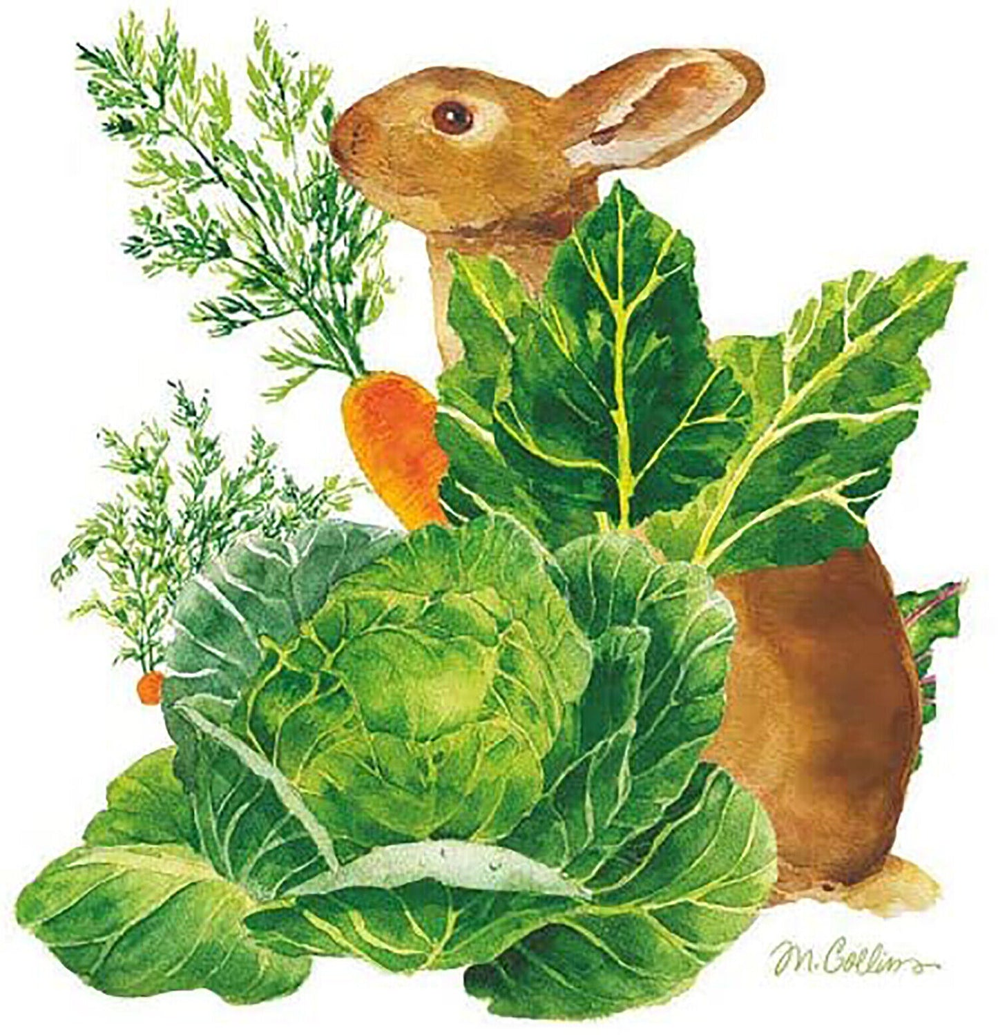 Paperproducts Design Cadbury Bunny Beverage Napkin, 5" x 5"