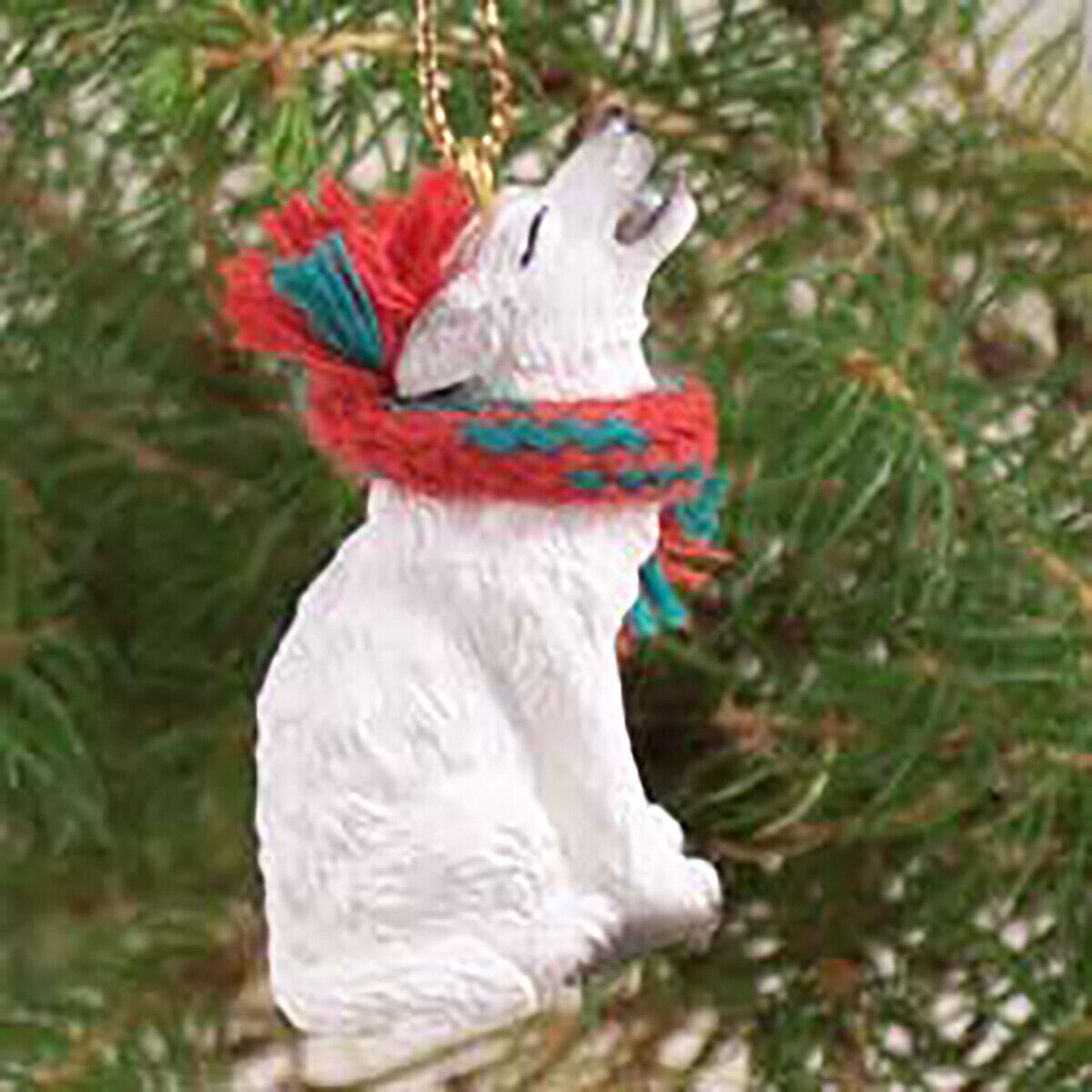 Conversation Concepts White Wolf Original Ornament