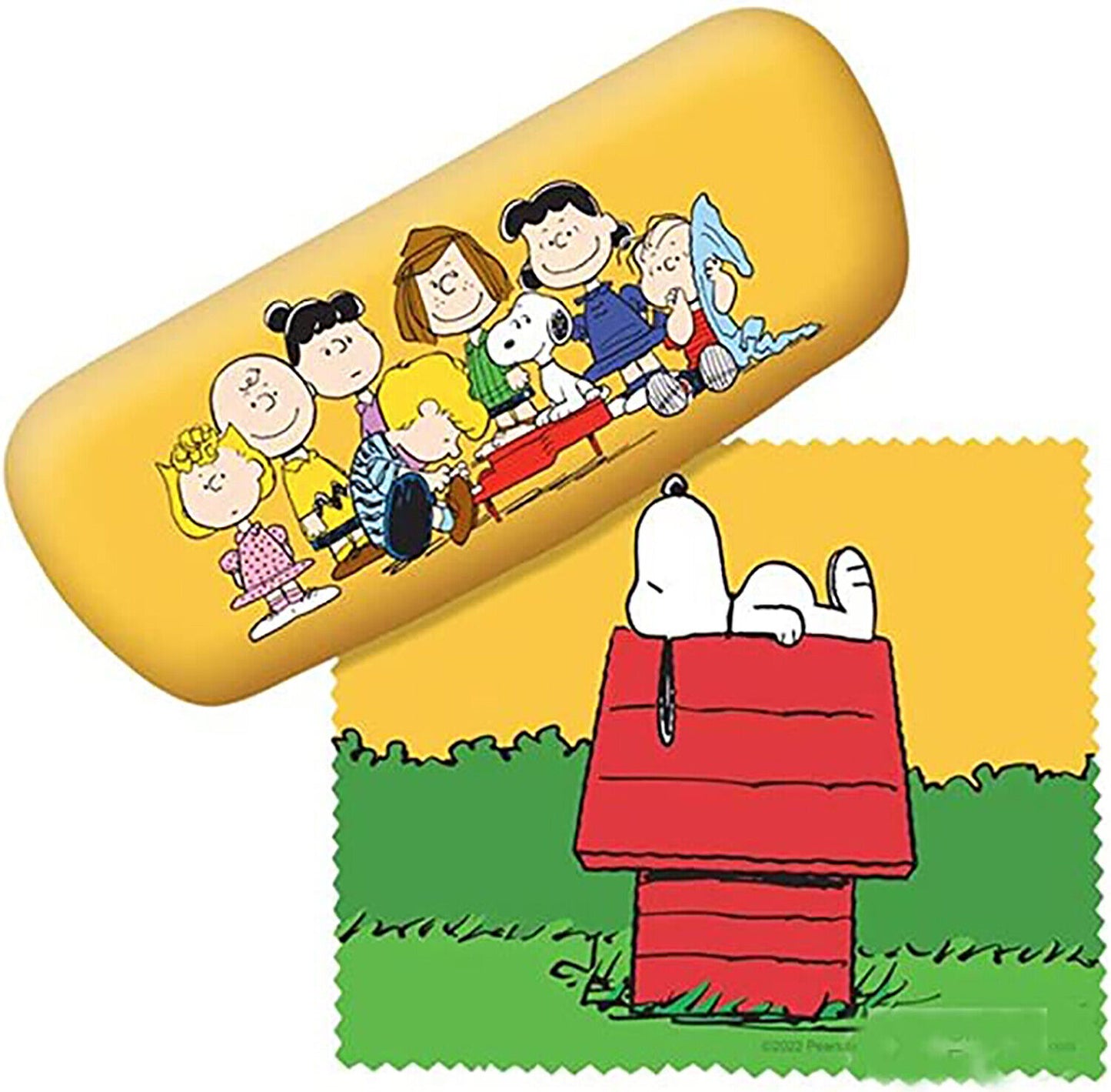 Spoontiques Peanuts Eyeglass Case & Microfiber Cleaning Cloth
