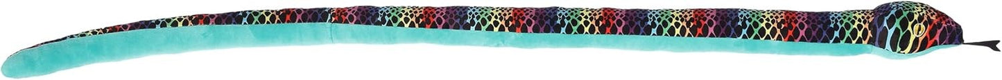 Aurora® Playful Snake Kusheez™ Rainbow Snake Stuffed Animal, 51 in