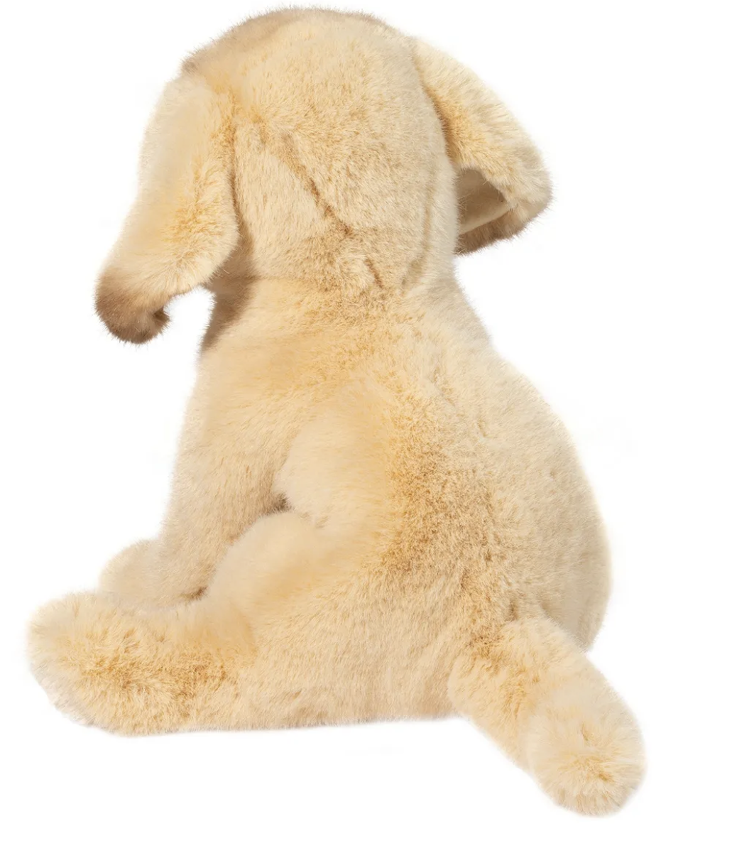 Douglas Toys Ace Yellow Lab Plush Stuffed Animal Toy, 9" sitting
