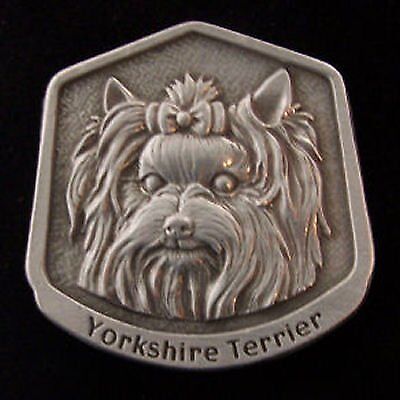 Yorkshire Terrier Yorkie Fine Pewter Dog Breed Ornament