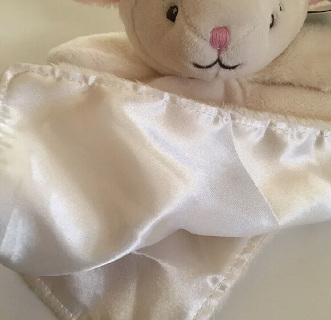 Mary Meyer Baby Cream Lamb Small Security Blanket, 11.5" x 11.5"