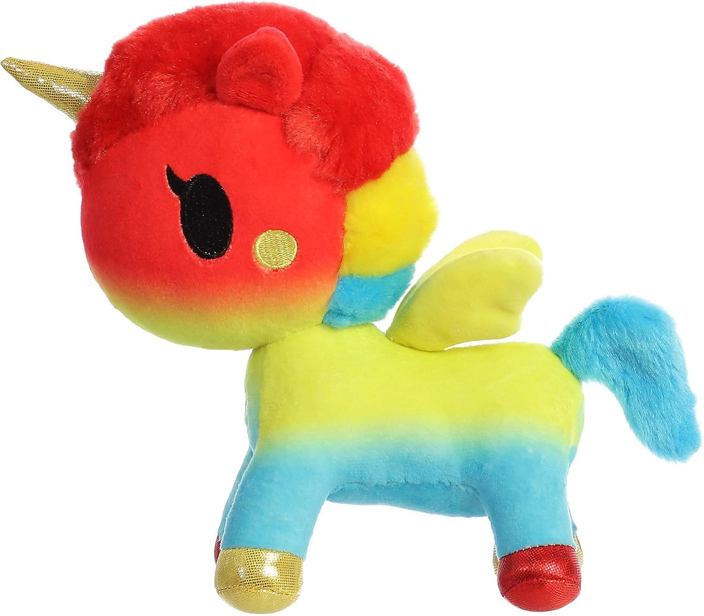 Aurora© Tokidoki Summer Unicorno Stuffed Animal Toy, Multi 7.5 inches