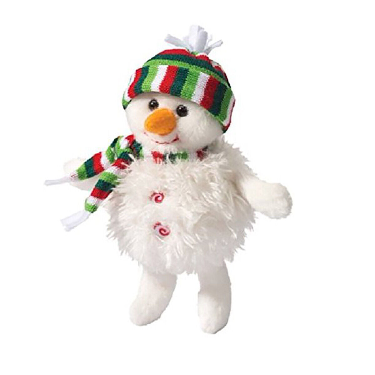 Douglas Toys Snowball Puff Snowman Plush Stuffed Animal, 8"