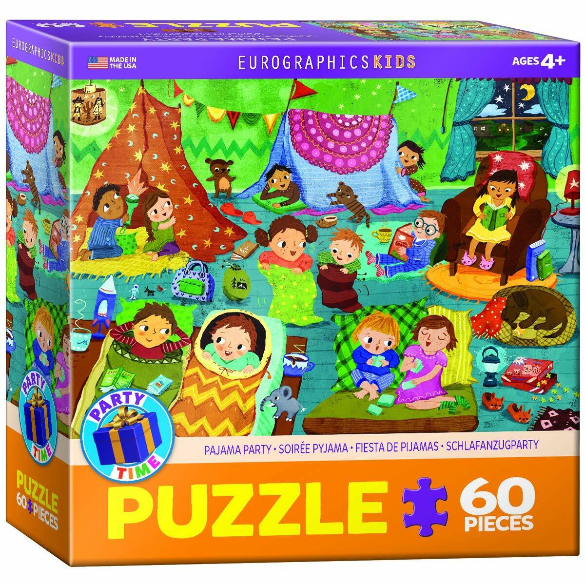 EuroGraphics Party Time Pajama Jigsaw Puzzle (60-Piece)